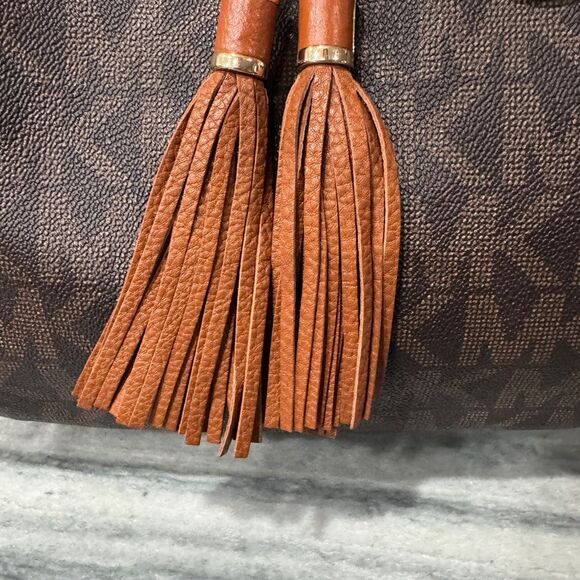 Michael Kors Brown and Tan Tote Bag - Picture 8 of 10